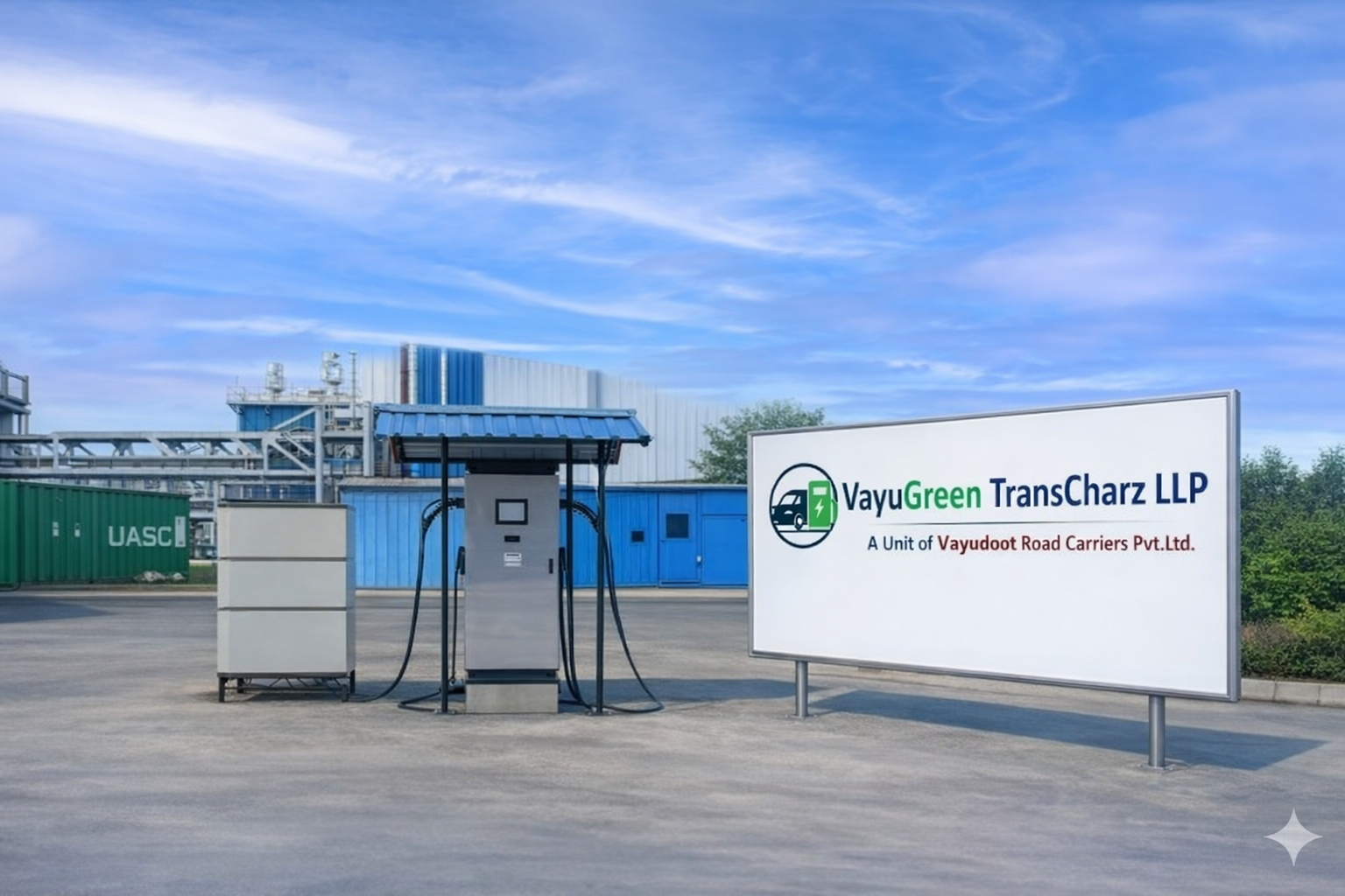 EV charging infrastructure for commercial fleet